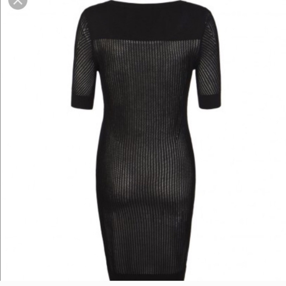 All Saints Black Marlier Dress - 2 - Picture 2 of 8